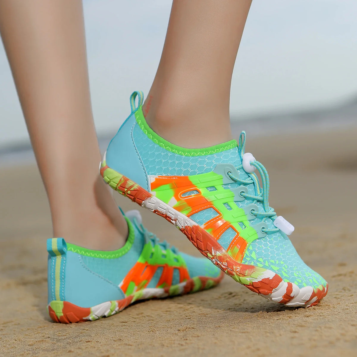 SeaSummit Five Toe Water Shoes – Barefoot Quick-Dry Aqua Shoes for Men & Women