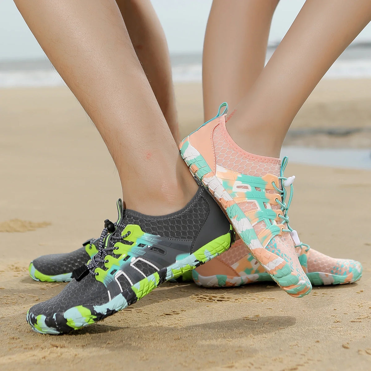 SeaSummit Five Toe Water Shoes – Barefoot Quick-Dry Aqua Shoes for Men & Women